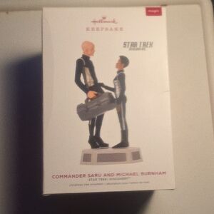 Hallmark Star Trek Discovery Ornament with Black and Gray